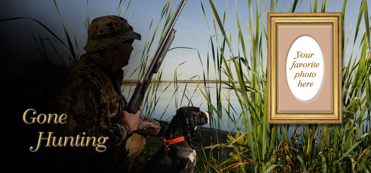 Gone Hunting (Duck with Dog)